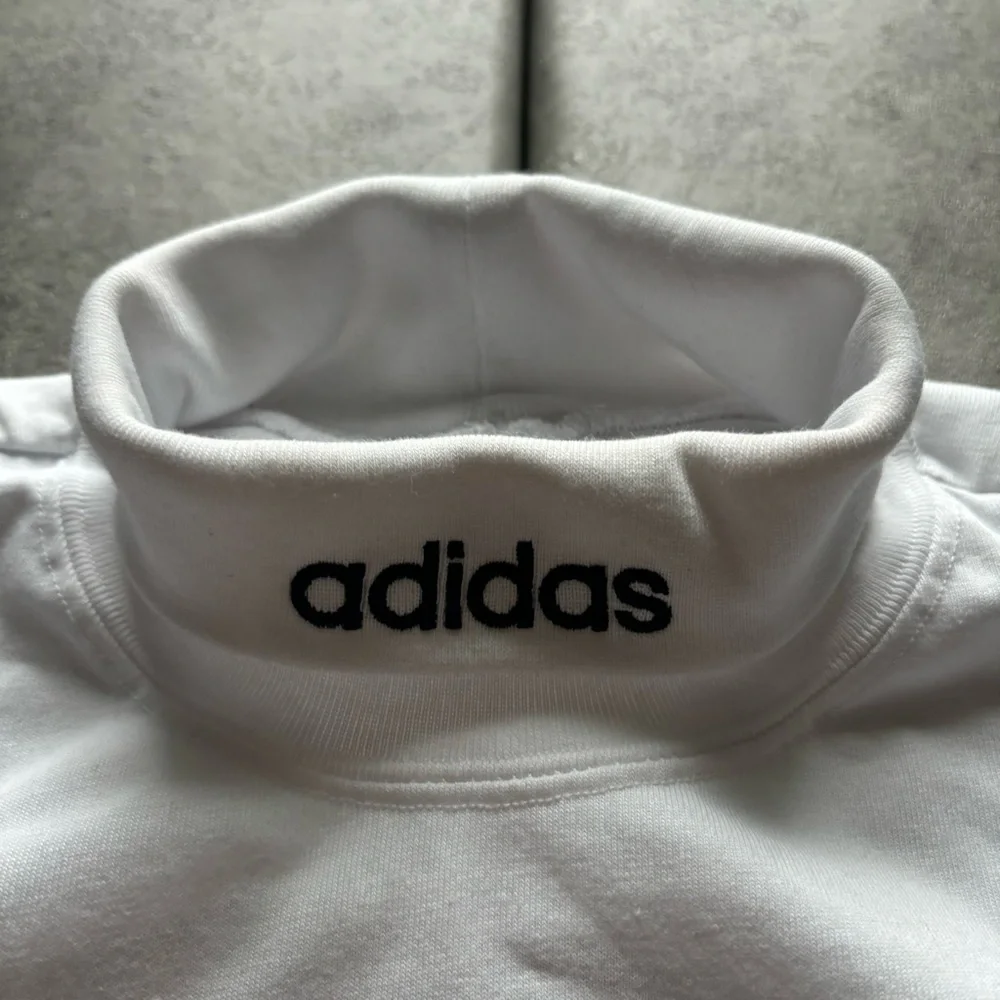 White adidas turtleneck
